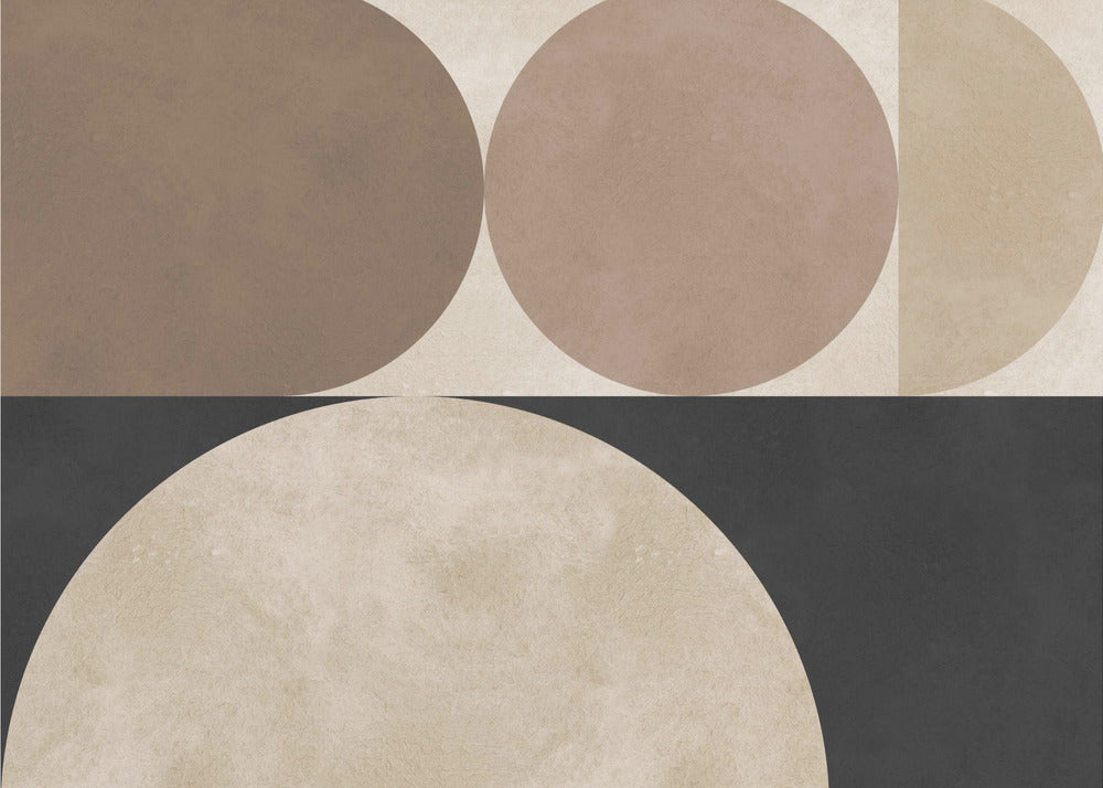 Braune Geometrie 5 | Poster