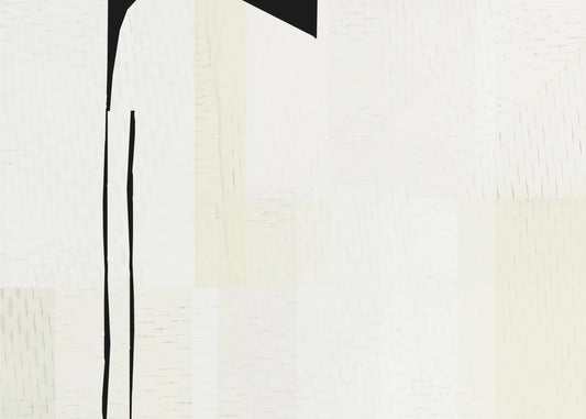 White Woven Art 1 | Poster