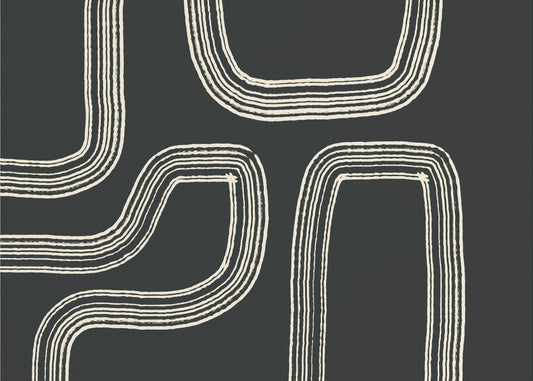 Geschwungene Wege | Poster