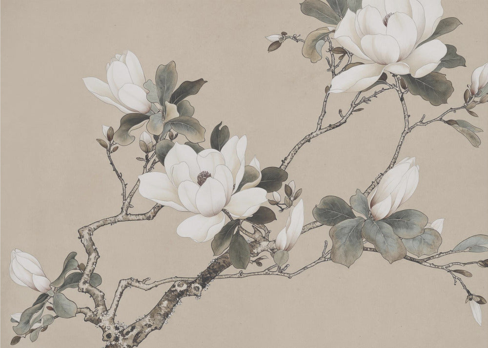 Chinoiserie Magnolia 005 | Leinwand