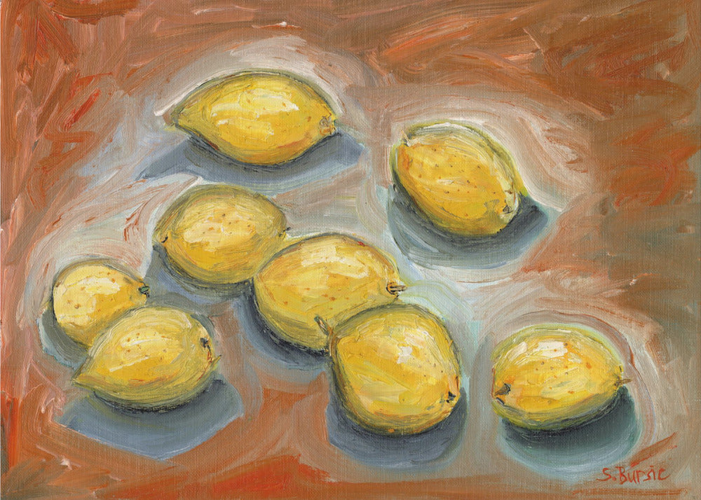 Lemons with Shadow | Poster