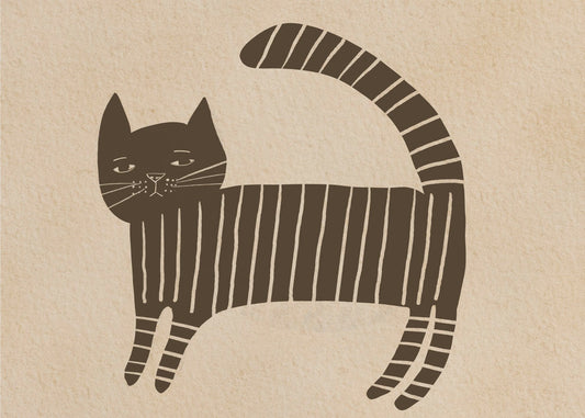 Katzen-KinderzimmerBraun | Leinwand