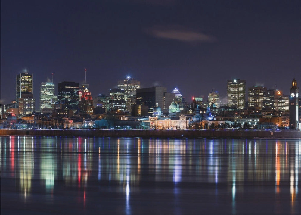Montreal Nacht | Leinwand