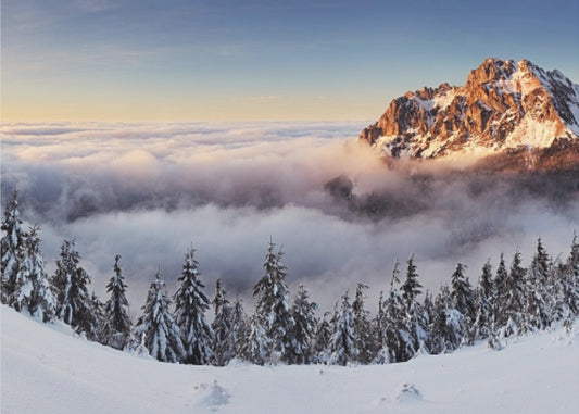 Goldener Gipfel | Leinwand