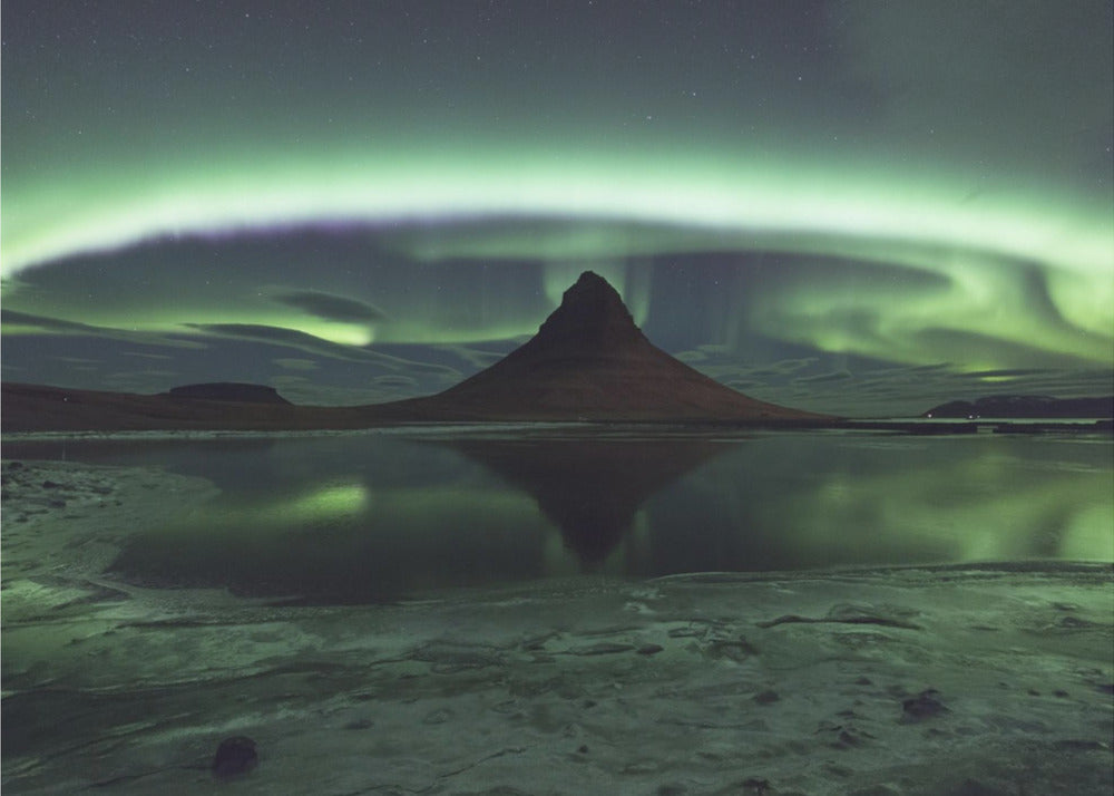 Kirkjufell Aurora | Leinwand