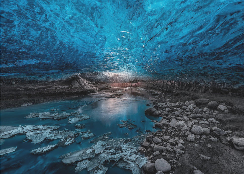 Eishöhle | Leinwand