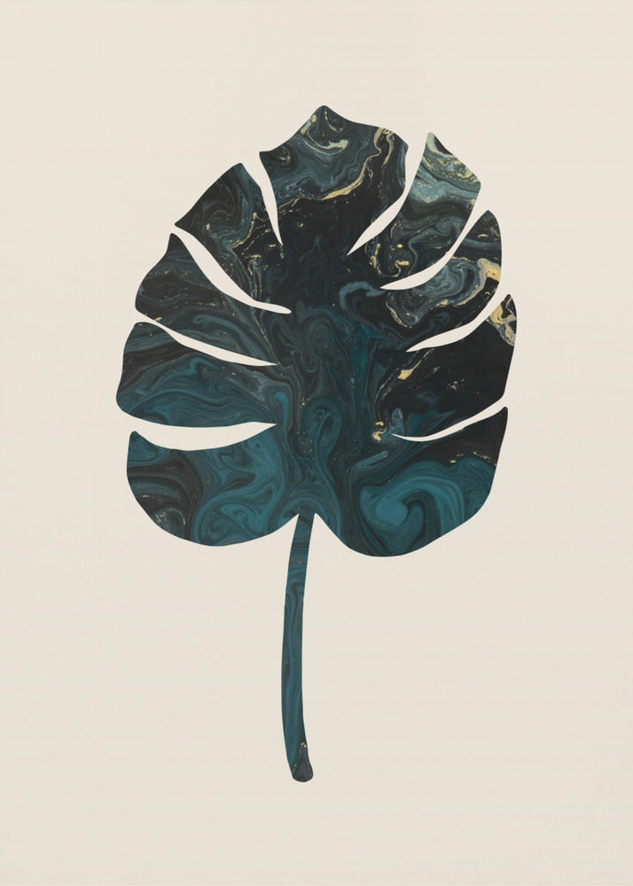 Monstera Marmorgrün | Leinwand
