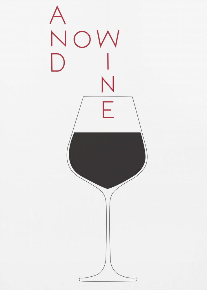 Und jetzt Wein | Poster