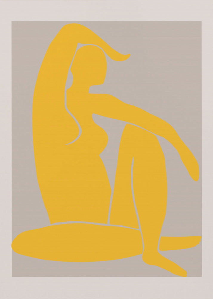 Gelbe Figur | Poster