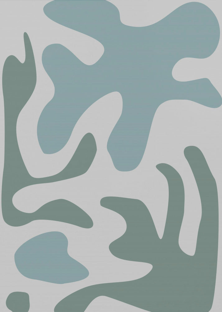 Seaweed Teal No 2 | Poster