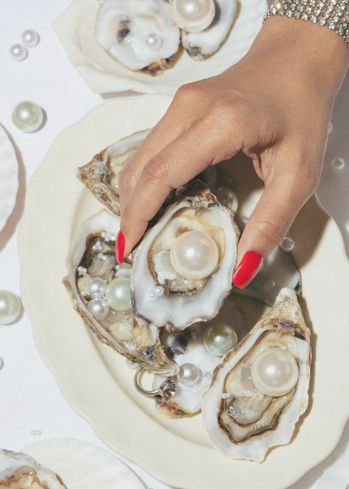 Oysters & Pearls No 02 | Poster