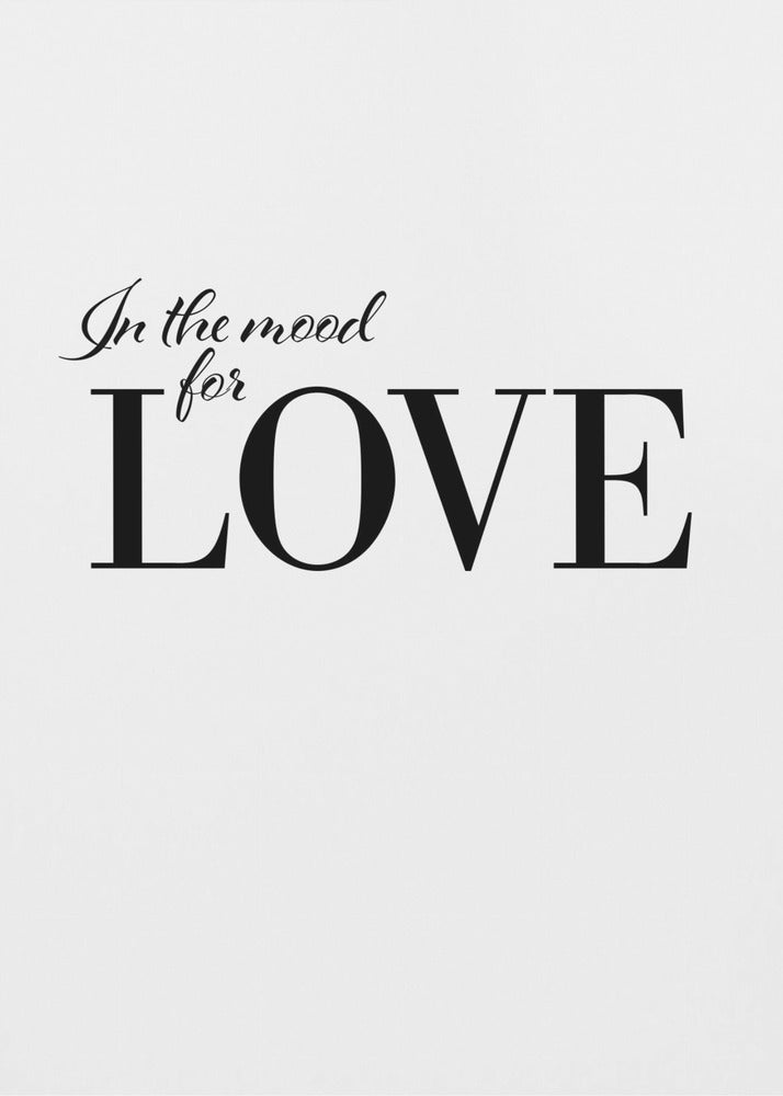 In der Stimmung für Liebe | Poster