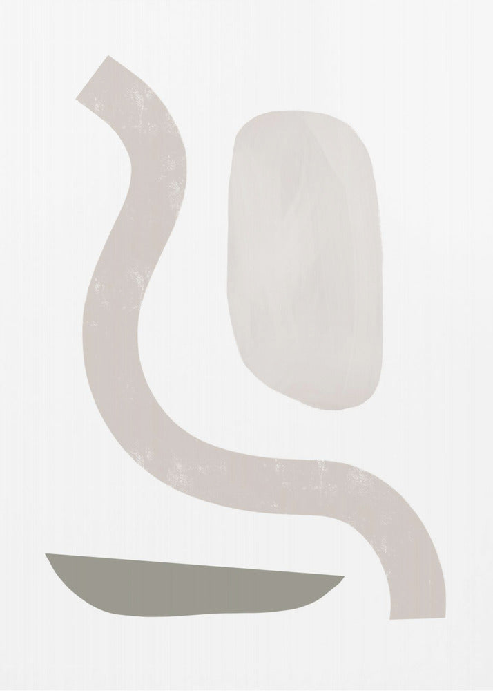 Gedämpfte Kurven Geometrie | Poster