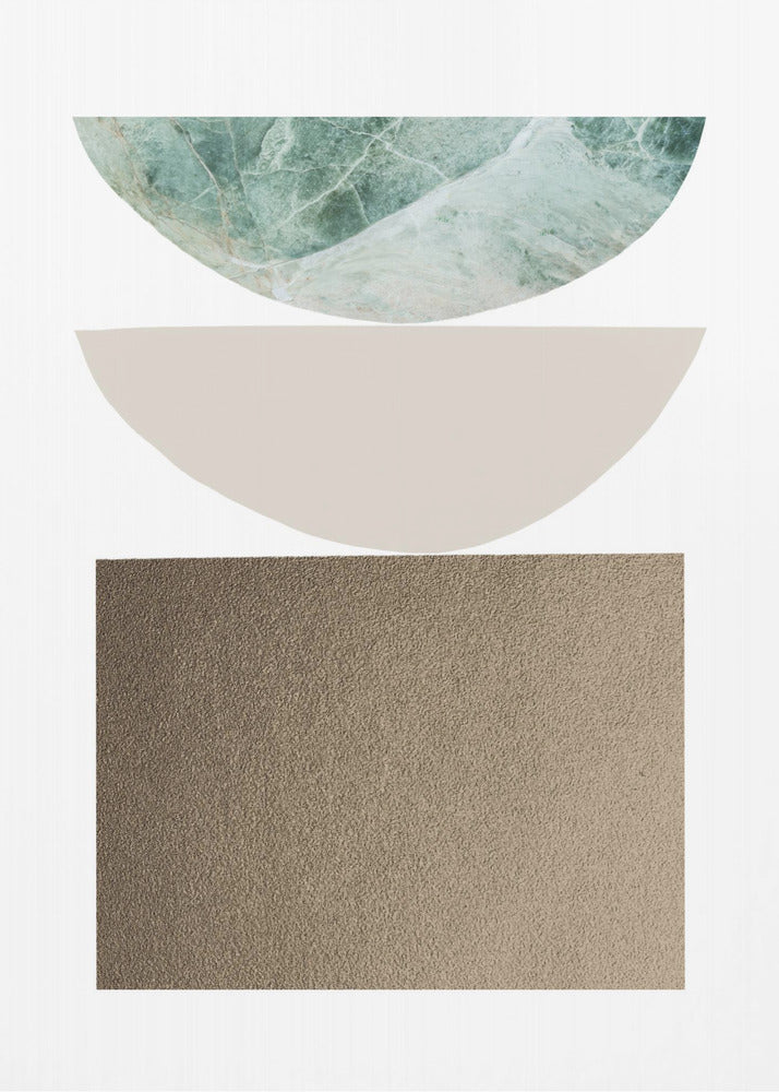 Minimalistische geometrische Formen | Poster