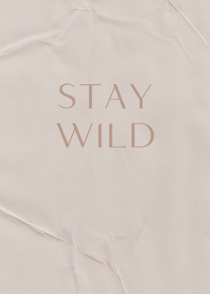 Bleib wild | Leinwand