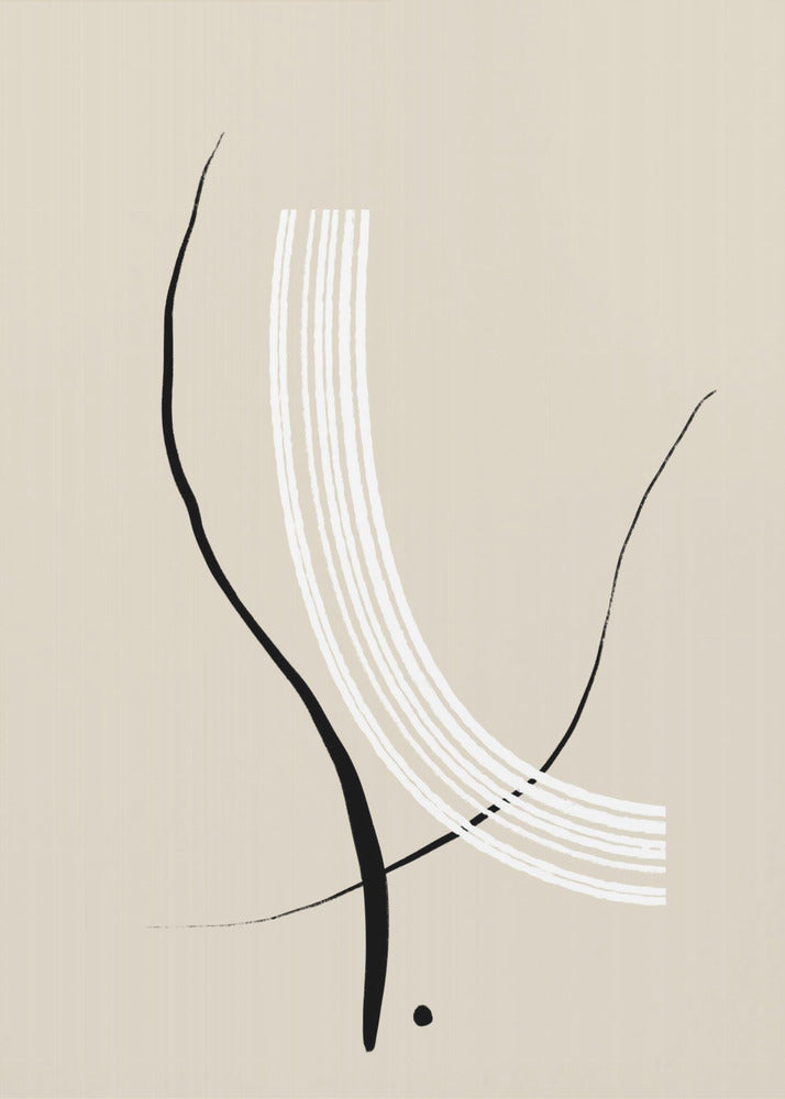Geschwungene Eleganz | Leinwand