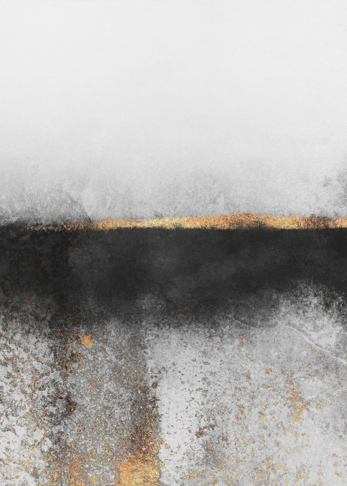 Ruß und Gold | Leinwand