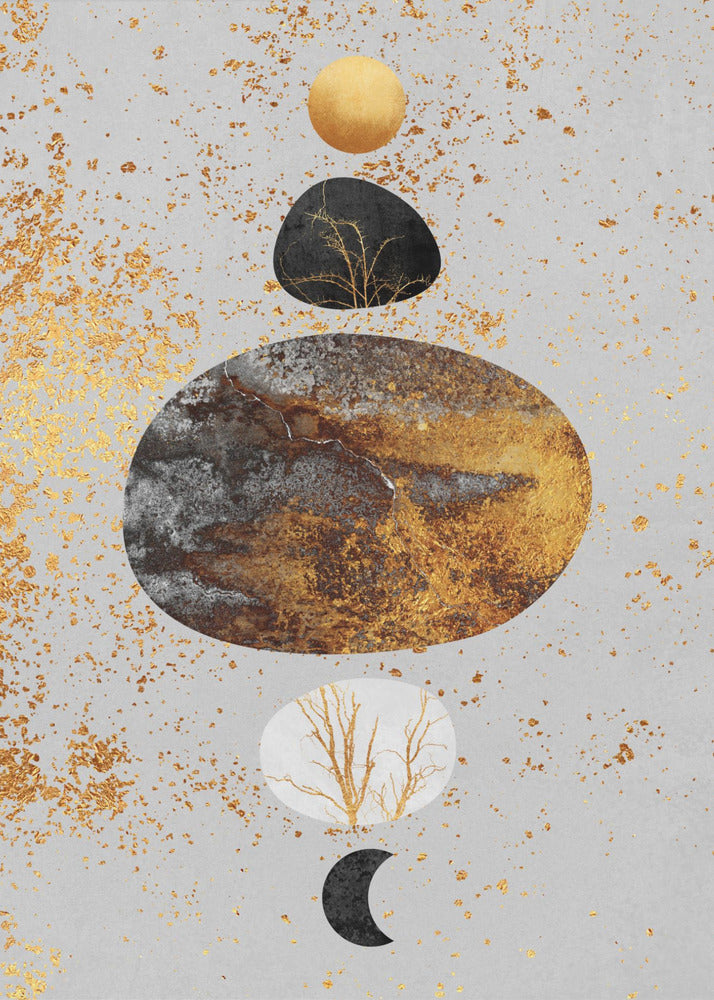 Sonne und Mond | Leinwand