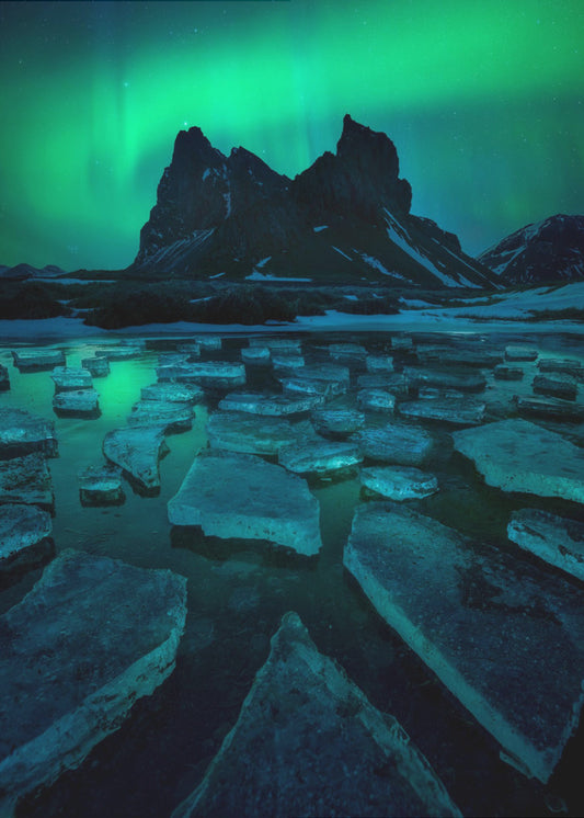 Eisiges Eystrahorn | Leinwand