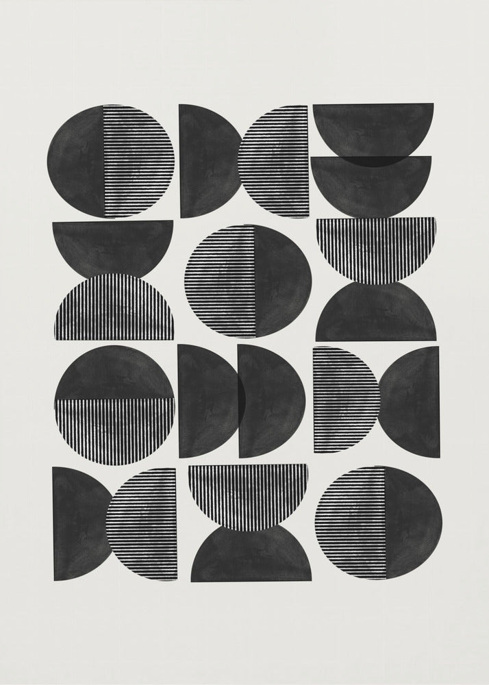 Geometrischer Rhythmus | Leinwand