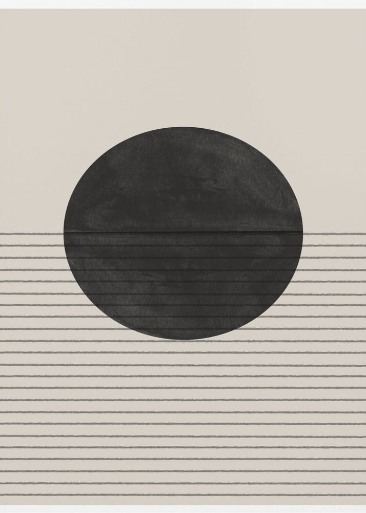 Monochromer Horizont | Leinwand