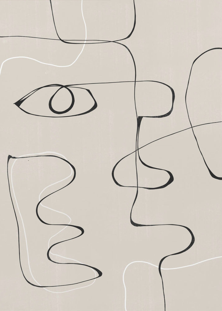 Abstract Facescape | Poster