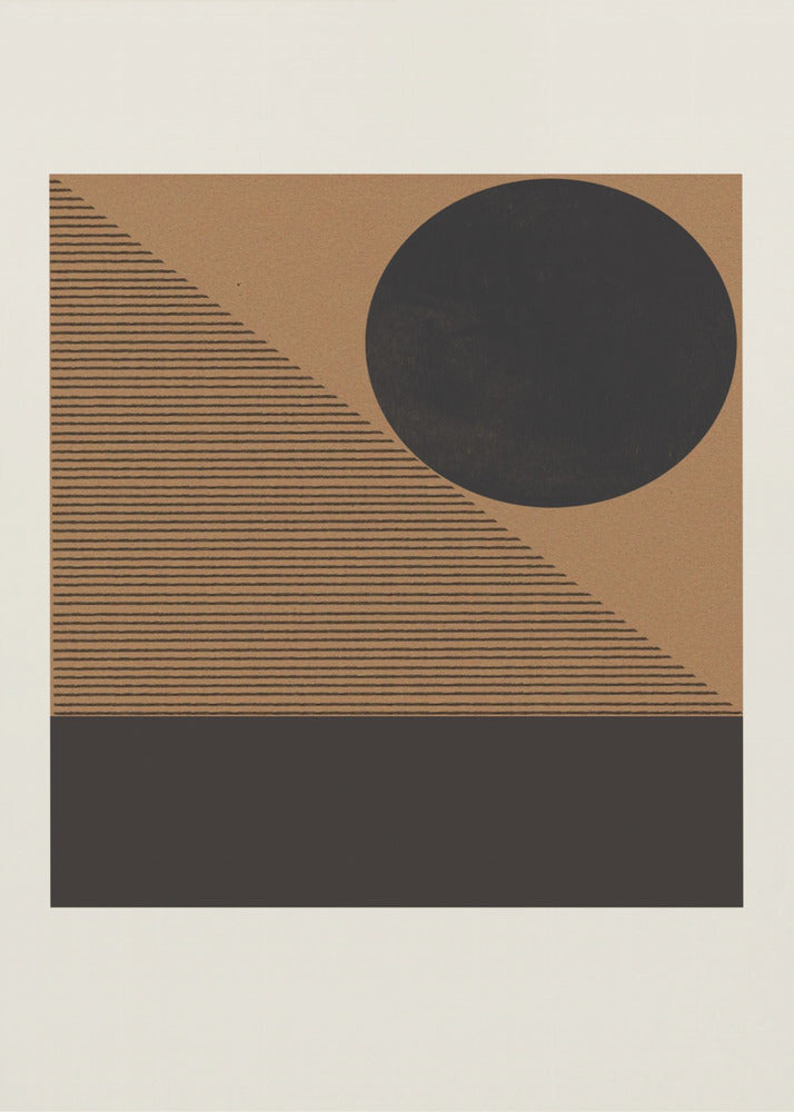 Geometrische Sonnenfinsternis | Poster