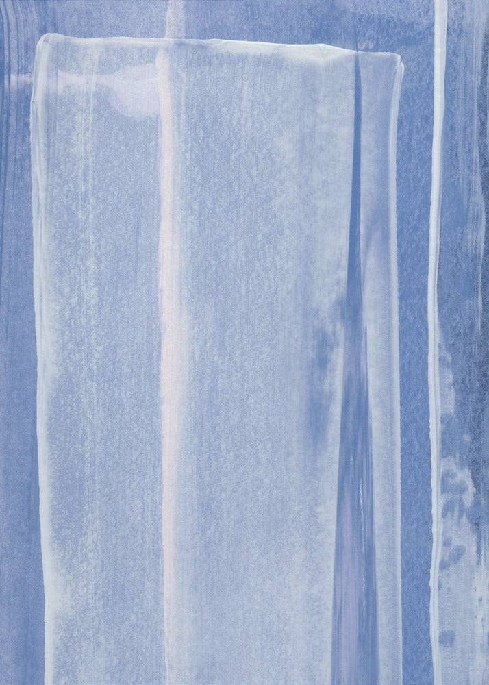 Blue With Vertical Brushstrokes | Canvas