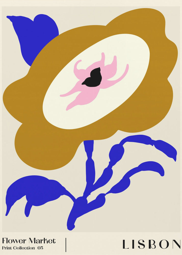 Blumenmarkt. Lissabon | Poster