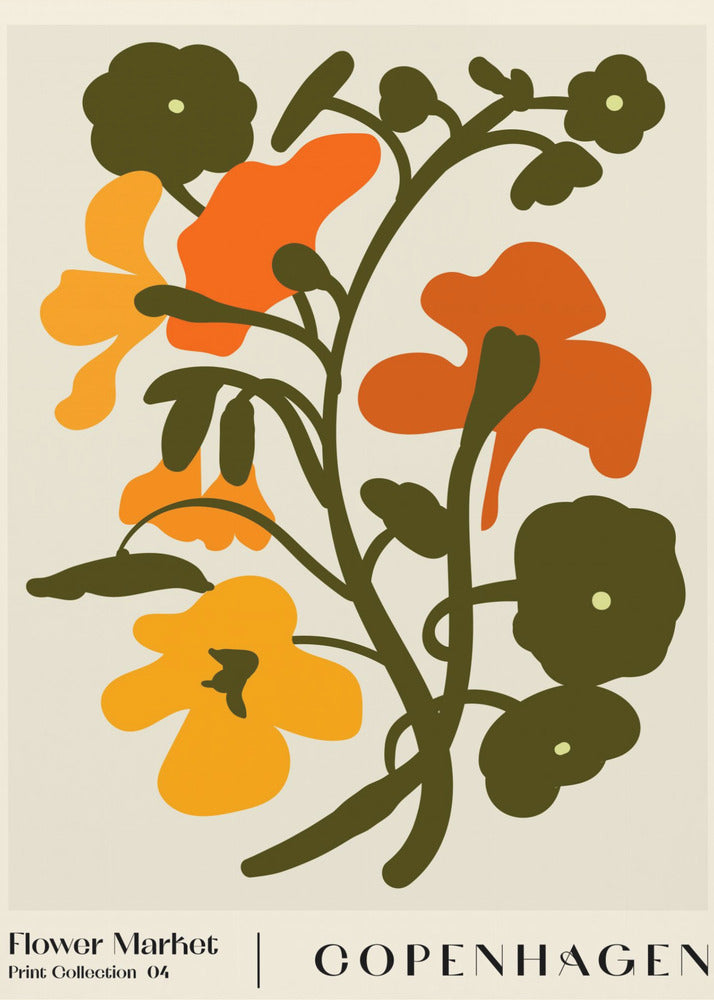 Blumenmarkt. Kopenhagen | Poster