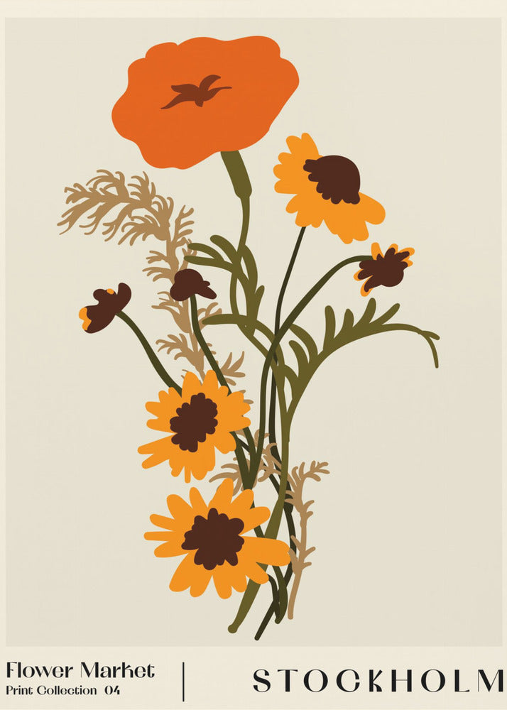 Blumenmarkt. Stockholm | Poster