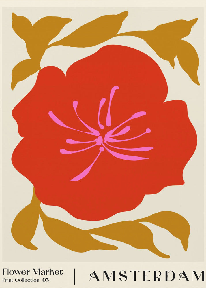 Blumenmarkt. Amsterdam | Poster