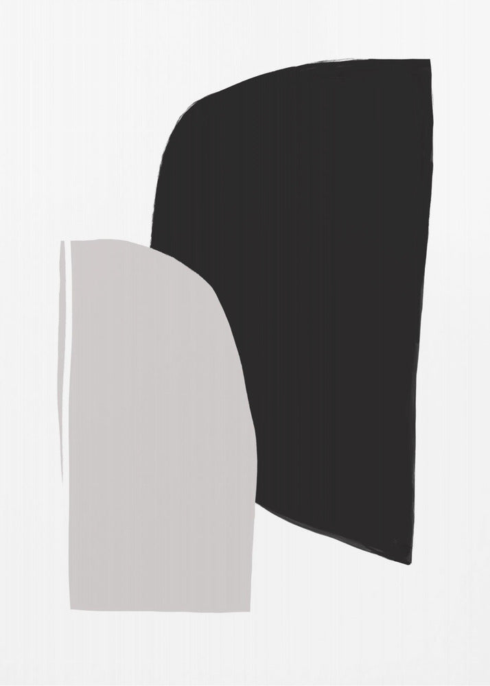 Monochrome Formen | Leinwand
