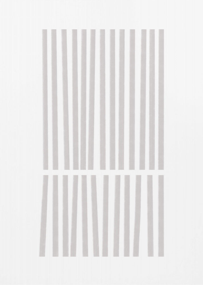Vertikale graue Linien | Poster