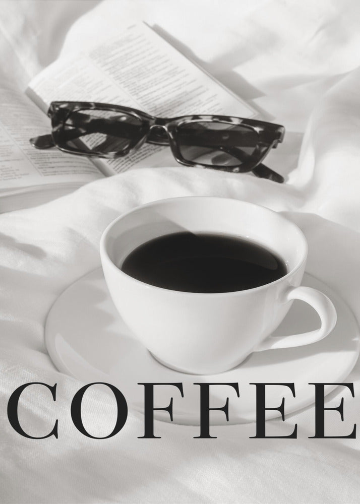 Kaffee im Bett | Leinwand