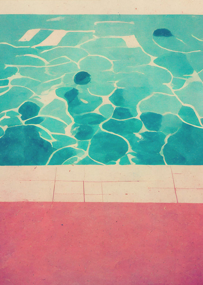 Ruhiger Poolrand | Poster