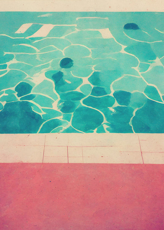 Ruhiger Poolrand | Poster