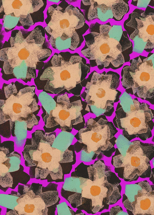 Vibrant Petal Dance | Poster