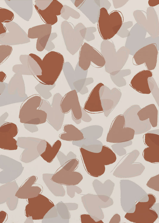 Herbstliche Herzkaskade | Poster