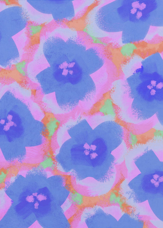 Lebendige Blütenharmonie | Poster