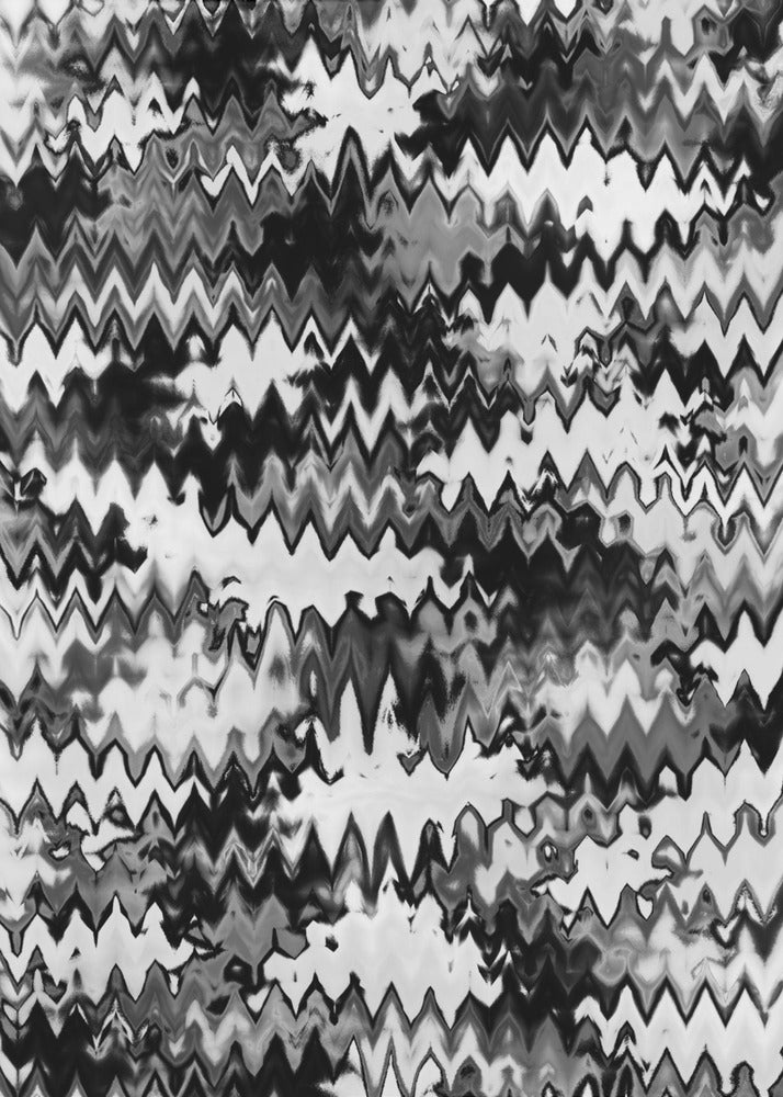Zickzack Monochrom | Leinwand