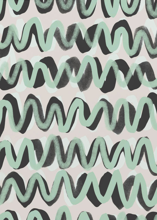 Wellenbewegungsrhythmus | Leinwand