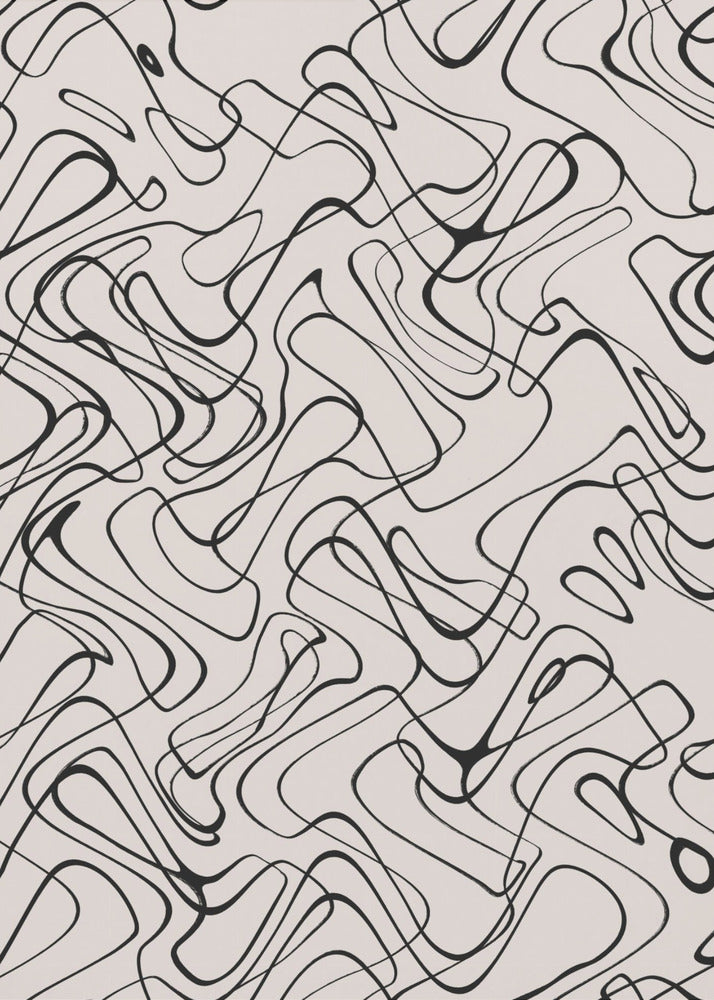 Fließende Linien Tanz | Poster