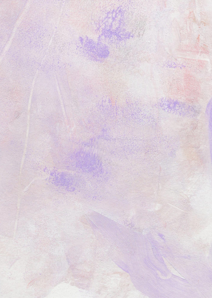 Sanfte Pastelltöne in Lavendel und Rosa | Leinwand