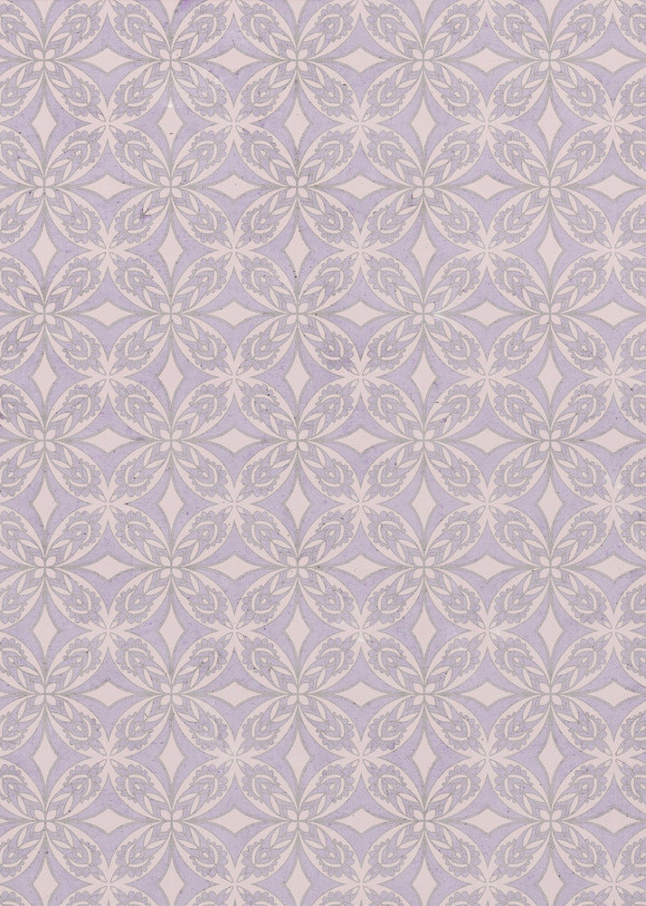 Lavendelblüten-Tessellation | Leinwand