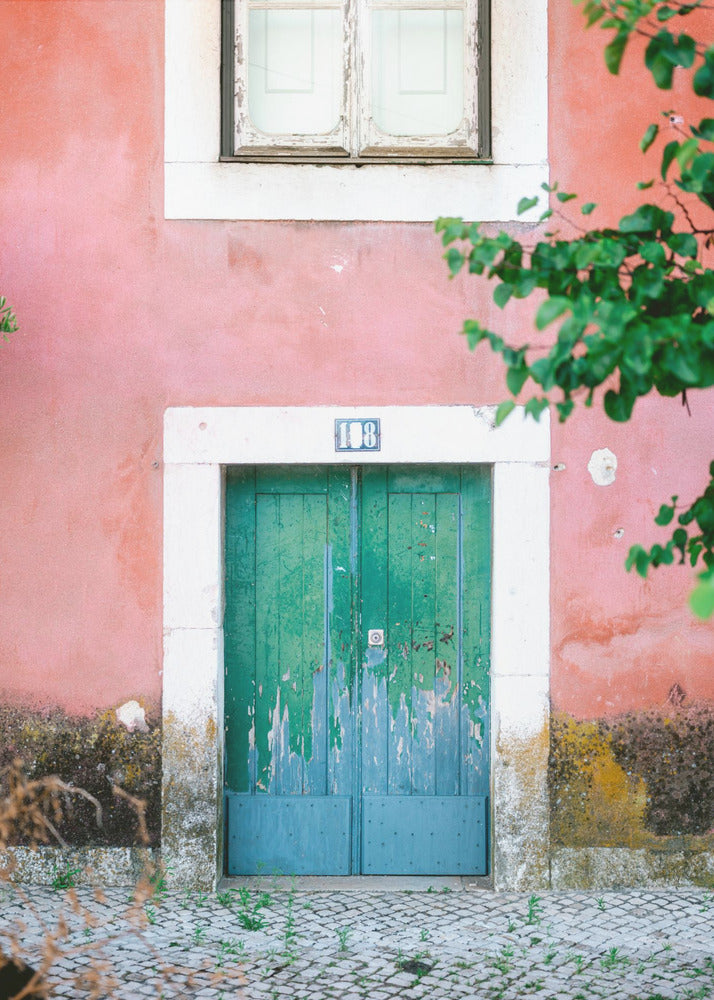 Kleine Tür in Lissabon | Poster