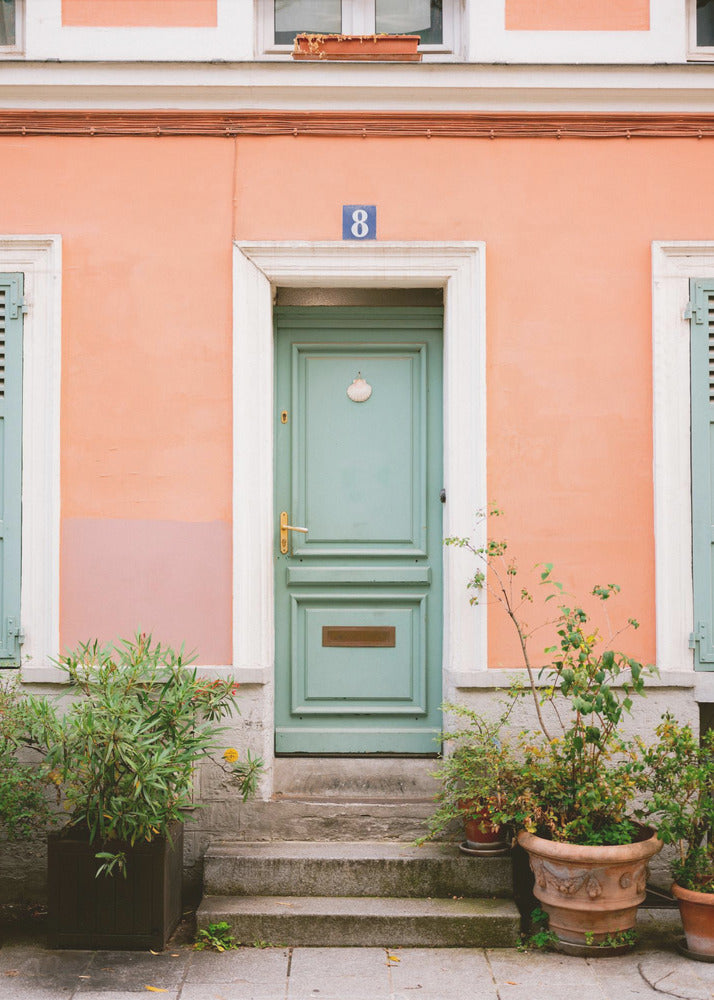 Rue de Cremieux Nummer 8 - Paris | Leinwand