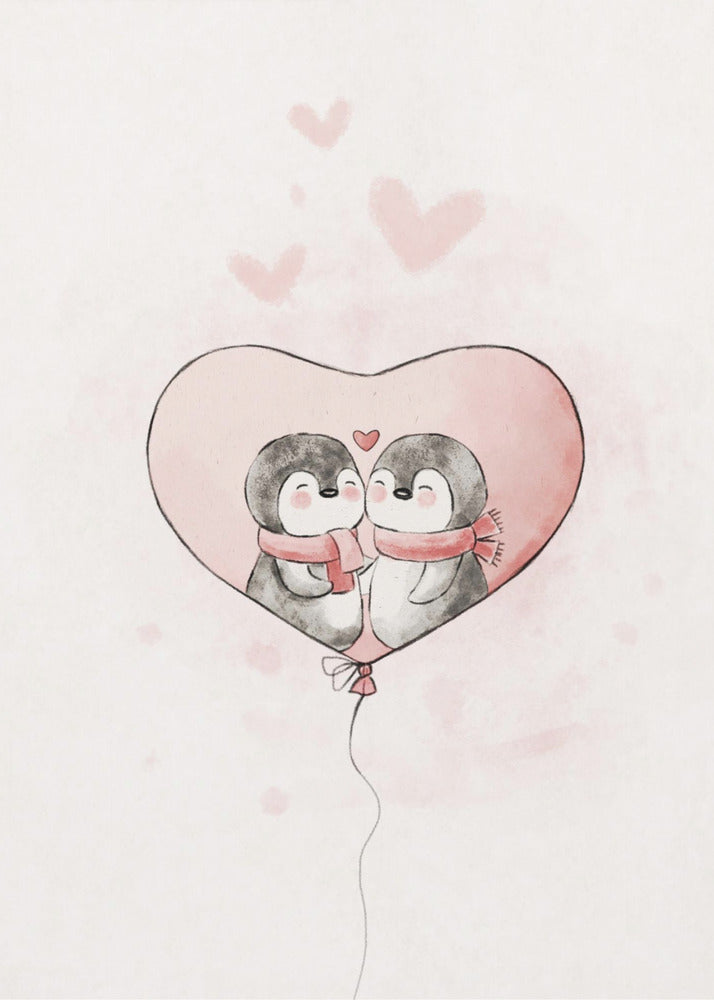 Verliebter Pinguin | Poster