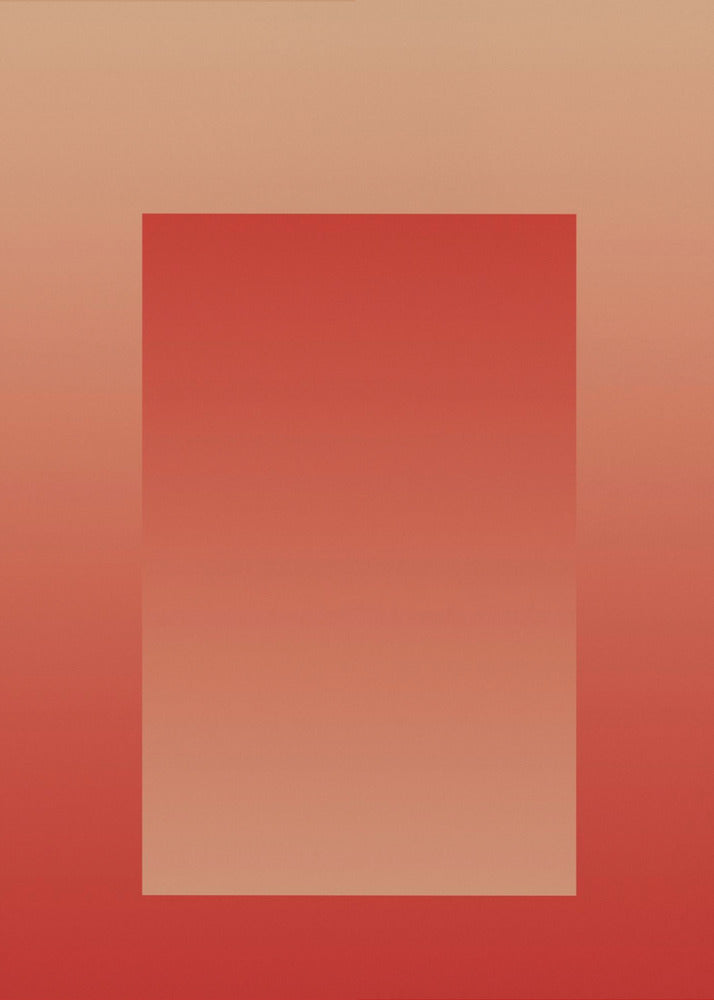 Rotes Farbverlaufsportal | Leinwand