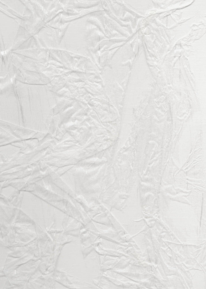 Weiße Leinwand, die zerknittertes Papier ähnelt | Leinwand